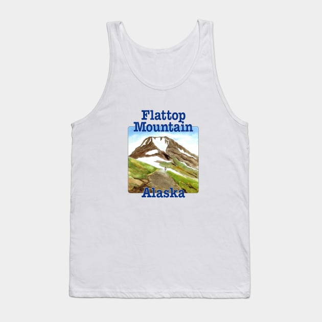 Flattop Mountain, Alaska Tank Top by MMcBuck